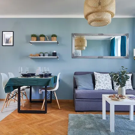 公寓 Chlodna Sky Blue Apartment *